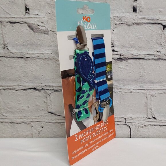 'NO~THROW' PACIFIER HOLDER 2 - PACK - Picture 2 of 16